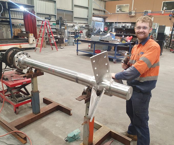 Turbine Shaft Fabrication — AMM Engineering in Hemmant, QLD