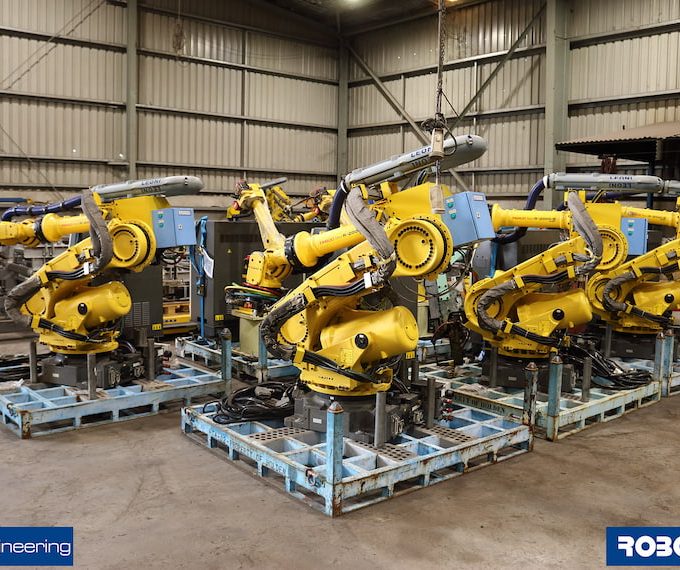 Yellow Industrial Robots — AMM Engineering in Hemmant, QLD